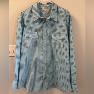 Wrangler Unisex Pearl Snap Wrancher Shirt